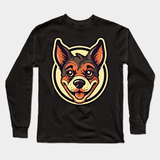 Cartoon funny dog Long Sleeve T-Shirt